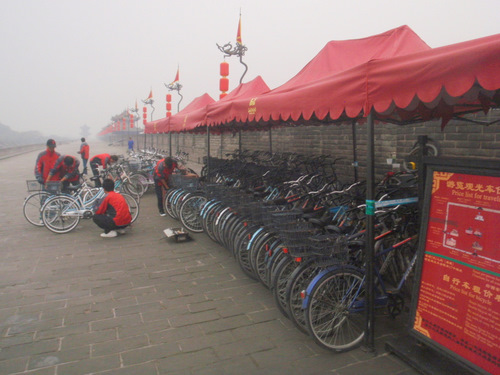Our bicycle supplier for the day.